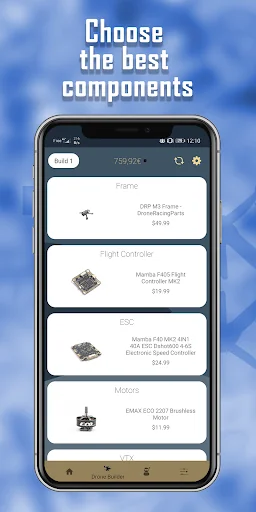 Drone Builder - Organize your 