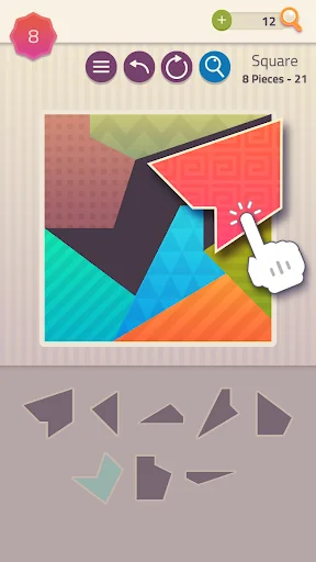 Polygrams - Tangram Puzzles screenshot 1