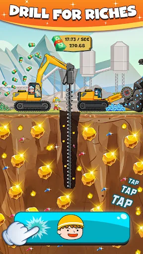 Idle Miner Gold Clicker Games screenshot 1