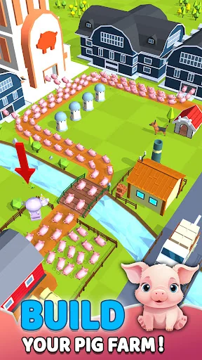 Tiny Pig Tycoon: Piggy Games