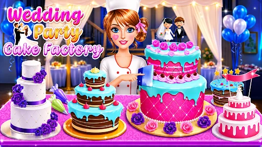 Wed Party Cake Factory Game