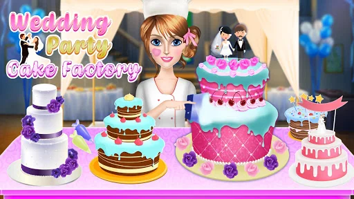Wed Party Cake Factory Game