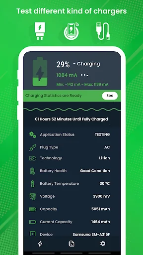Charger Tester & Ampere Meter screenshot 1