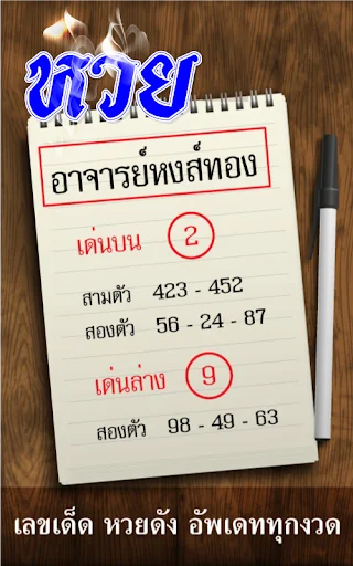 เลขเด็ด หวยดัง แม่นที่สุด