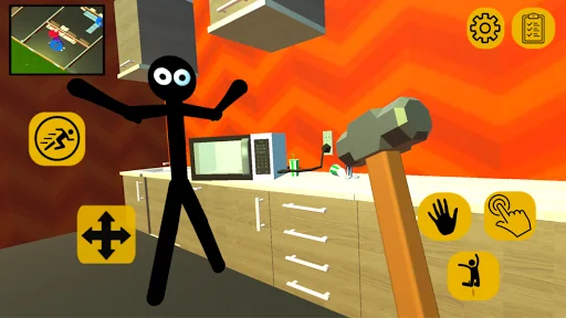 Stickman Neighbor Scary Secret