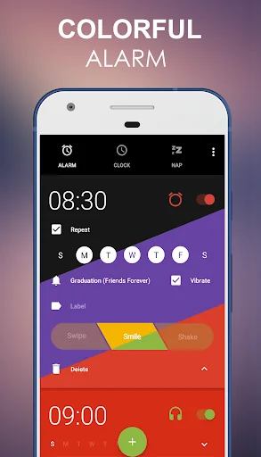 Nap Alarm Clock for headphones screenshot 2