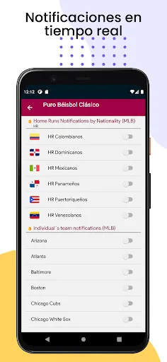 Puro Baseball: Live & Stats screenshot 4