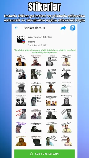 Azerbaijan Stickers screenshot 3