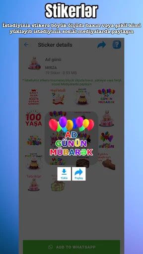 Azerbaijan Stickers screenshot 4