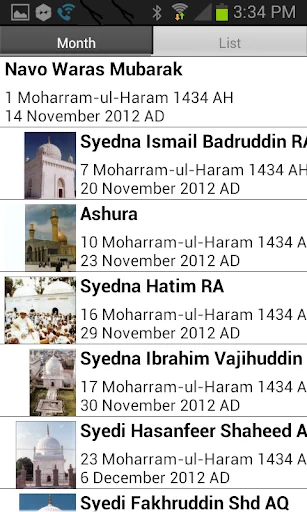 Misri Calendar (Hijrical) screenshot 2