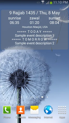 Misri Calendar (Hijrical) screenshot 3