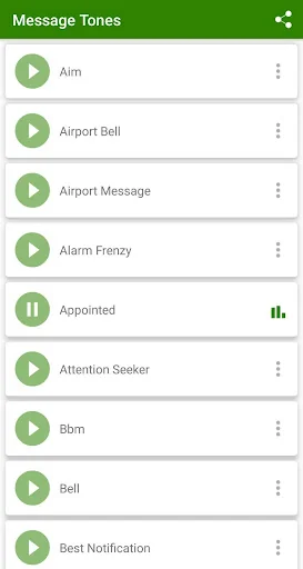 Message tones