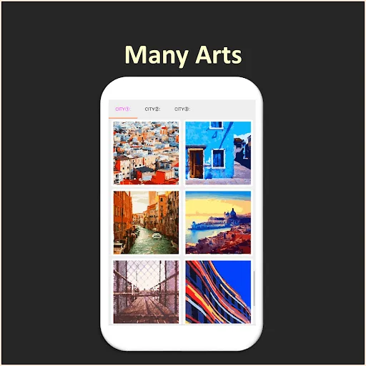 Color by Number - city