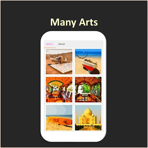 Color by Number - india