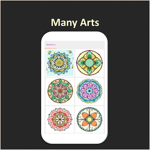 Color by Number - mandala