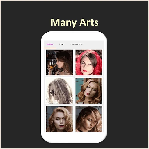 Color by Number - people