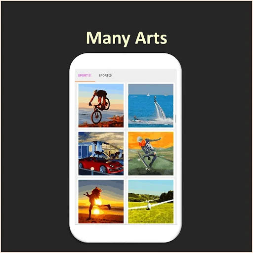 Color by Number - sports
