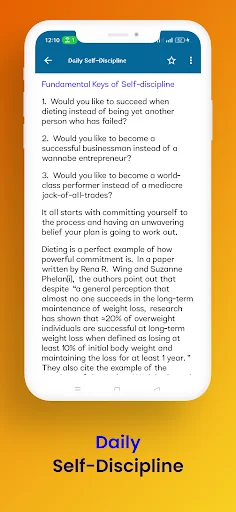 The Power of Self Discipline screenshot 4