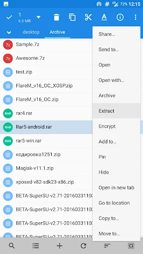MiX Archive (MiXplorer Add-on) screenshot 1