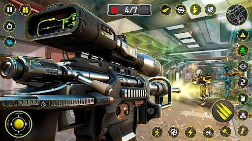 Robot Shooting Game: Gun Games screenshot 1