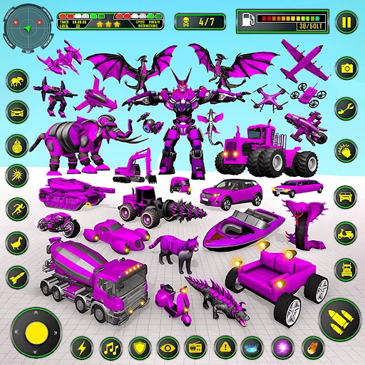 Elephant Robot Car Game 2025