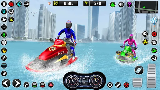Jet Ski Boat Racing Games 2021