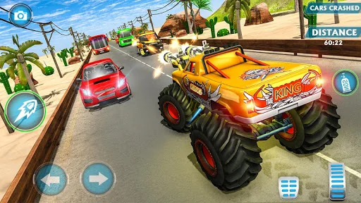 Monster Truck Racer Car Game