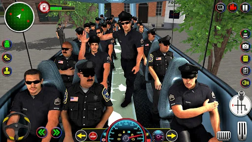 Police Bus Driving Game 3D screenshot 4