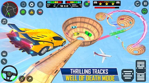 Well of Death Car Stunt Games