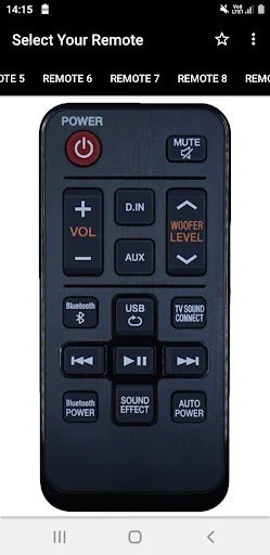 Samsung Soundbar Remote