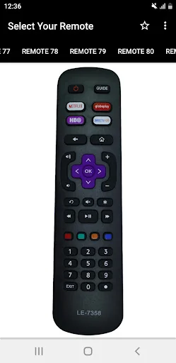 Roku TV Remote