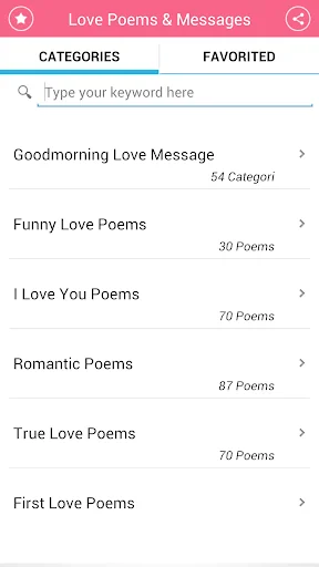 Love Poems And Messages