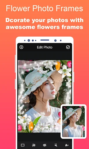 Flowers Frames Photo Editor