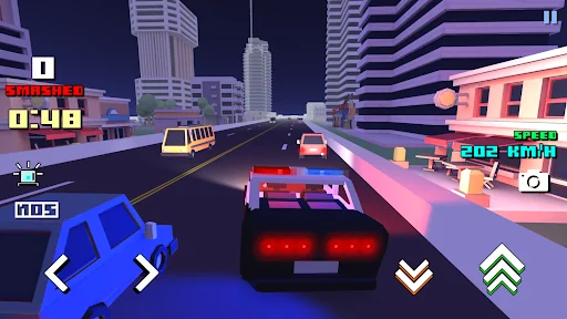 Blocky Car Racer - racing game screenshot 2