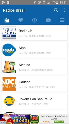 Rádios Brasil - FM ao Vivo