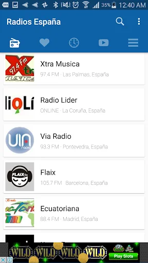 Radios España - FM en Vivo