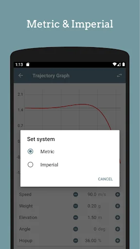 Airsoft Ballistics Calculator screenshot 3