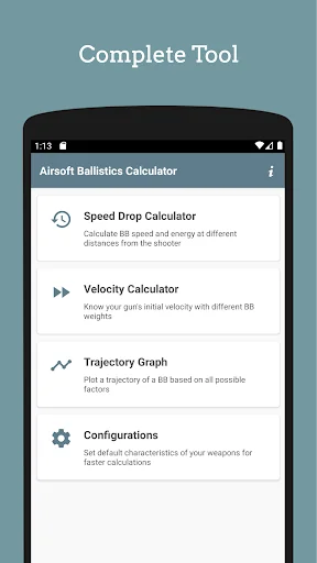 Airsoft Ballistics Calculator screenshot 4