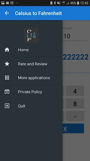 Celsius to Fahrenheit Convert screenshot 3