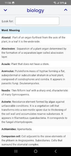 Biology Dictionary