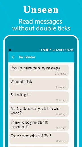 Unseen Chat - No Last Seen screenshot 3