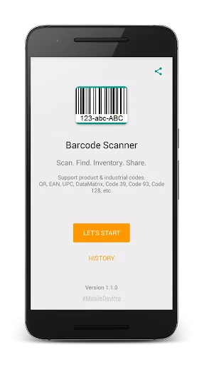 Simple QR Barcode Scanner