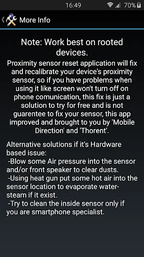 Proximity Sensor Reset/Fix