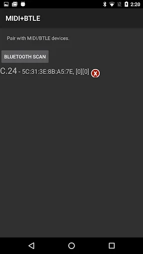 MIDI BLE Connect screenshot 3