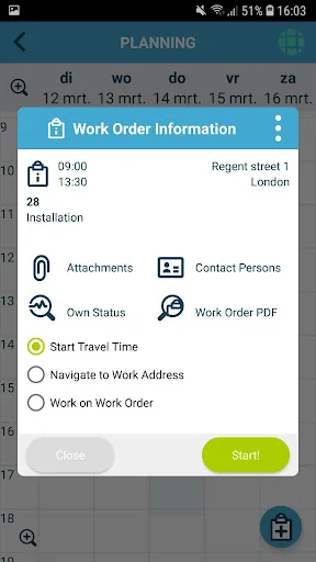 The Smart Work Order app screenshot 3
