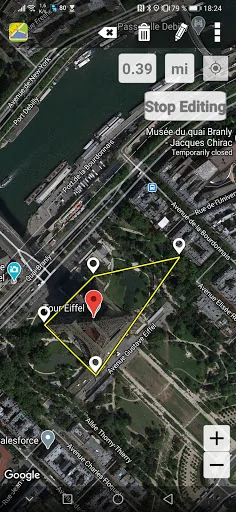 Maps Ruler Area Calculator screenshot 3