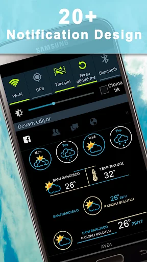 Weather Rise Clock 30+ Widgets screenshot 2