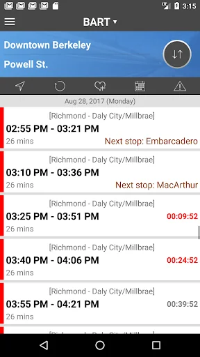 onTime: Transit (Train, Bus... screenshot 4