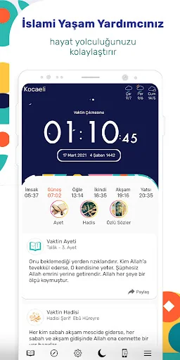 Ezan Vakti Pro Plus screenshot 1