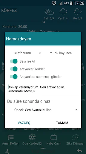 Namazdayım Modülü